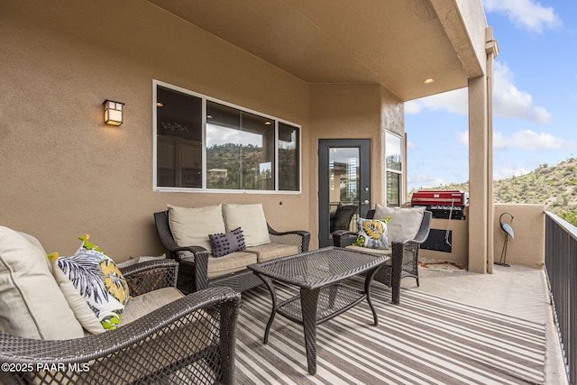 1671 W Catim Way, Prescott, AZ 86305 - balcony with outdoor lounge area