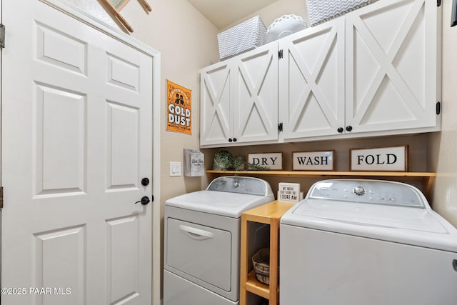 5570 N Pierce Ln, Prescott Valley, AZ 86314 - laundry area featuring washing machine and clothes dryer and cabinet space