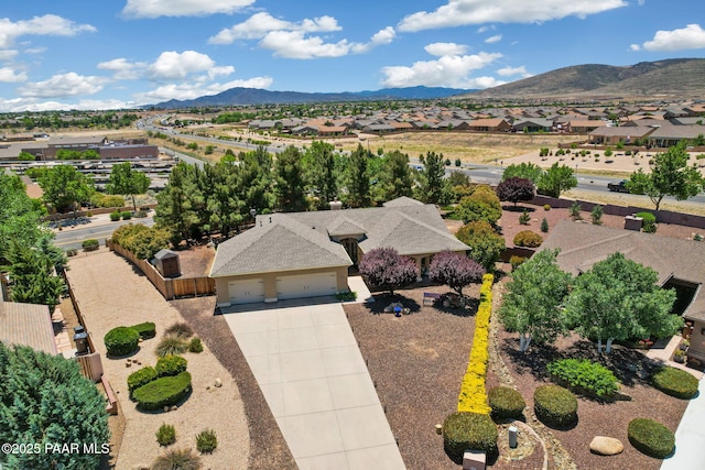 5570 N Pierce Ln, Prescott Valley, AZ 86314 - aerial view of residential area featuring a mountain backdrop