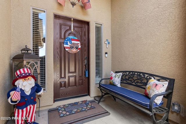 5570 N Pierce Ln, Prescott Valley, AZ 86314 - entrance to property with stucco siding and covered porch