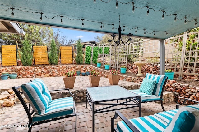 1141 Deerfield Rd, Prescott, AZ 86303 - view of patio featuring fence
