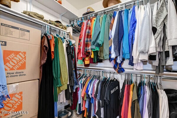 view of spacious closet
