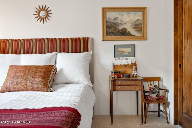 bedroom featuring carpet flooring