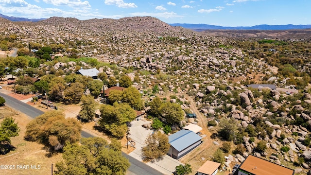 22891 S Lakewood Dr, Yarnell, AZ 85362 - bird's eye view featuring a mountain view