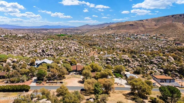 22891 S Lakewood Dr, Yarnell, AZ 85362 - drone / aerial view featuring a mountain view