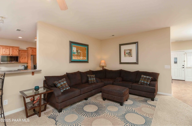 12933 Ponce St, Dewey-Humboldt, AZ 86327 - living area with light colored carpet and recessed lighting