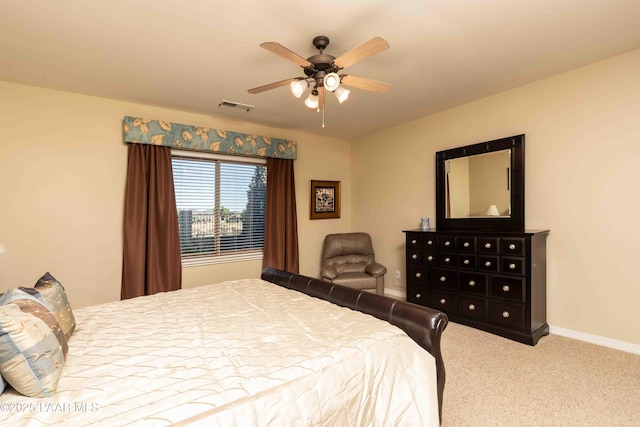 12933 Ponce St, Dewey-Humboldt, AZ 86327 - bedroom featuring carpet flooring and a ceiling fan