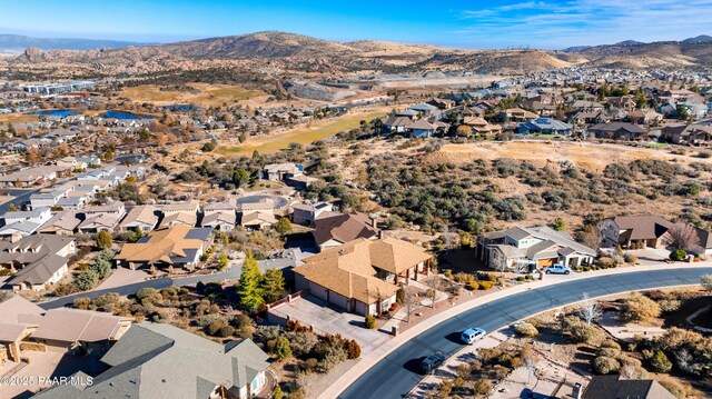 1591 Northridge Dr, Prescott, AZ 86301 - drone / aerial view featuring a mountain view