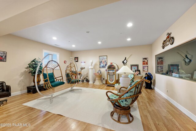 1591 Northridge Dr, Prescott, AZ 86301 - exercise room with light hardwood / wood-style floors