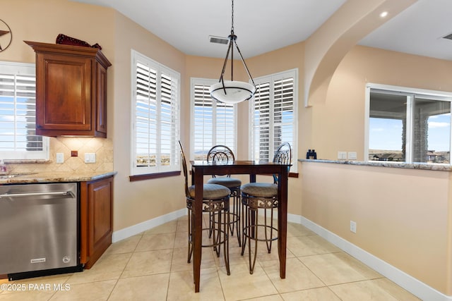 1591 Northridge Dr, Prescott, AZ 86301 - dining space featuring light tile patterned floors