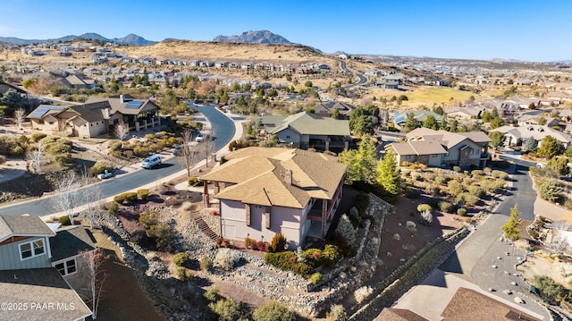 1591 Northridge Dr, Prescott, AZ 86301 - drone / aerial view featuring a mountain view