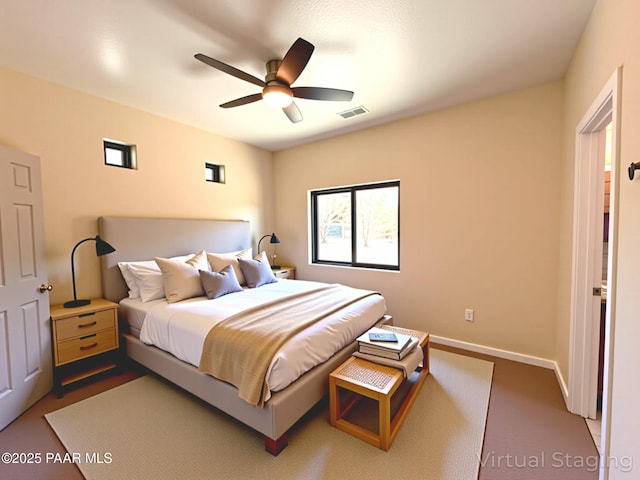 7010 N Race Track Rd, Prescott, AZ 86305 - bedroom with a ceiling fan and carpet floors