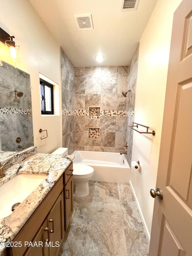 7010 N Race Track Rd, Prescott, AZ 86305 - full bathroom featuring vanity and tub / shower combination