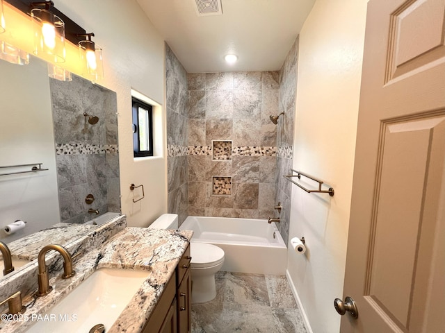 7010 N Race Track Rd, Prescott, AZ 86305 - bathroom featuring vanity and bathing tub / shower combination