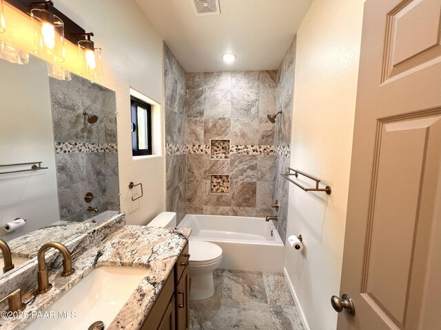 7010 N Race Track Rd, Prescott, AZ 86305 - bathroom featuring vanity and bathing tub / shower combination