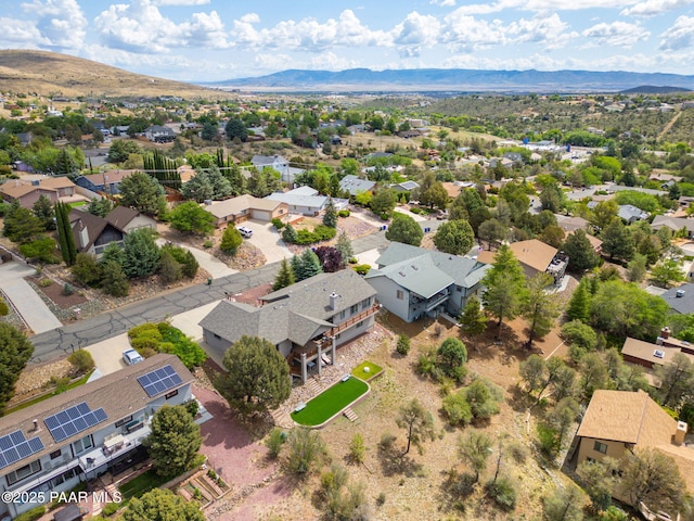 4995 Cactus Pl, Prescott, AZ 86301 - aerial perspective of suburban area featuring mountains