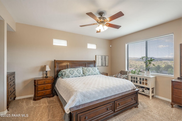 4995 Cactus Pl, Prescott, AZ 86301 - bedroom featuring light colored carpet, multiple windows, and baseboards