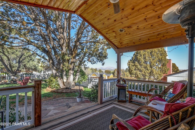 205 S Arizona Ave, Prescott, AZ 86303 - back of house with french doors, fence, stucco siding, and roof with shingles