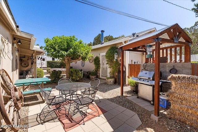 1819 Mountain View Ln, Prescott, AZ 86301 - view of patio featuring outdoor dining space and grilling area