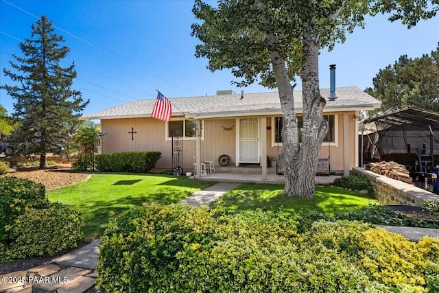 1819 Mountain View Ln, Prescott, AZ 86301 - back of house featuring a yard