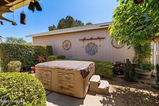 1819 Mountain View Ln, Prescott, AZ 86301 - view of patio / terrace featuring a hot tub
