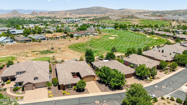 1646 Constable St, Prescott, AZ 86301 - aerial perspective of suburban area with a golf course and a water and mountain view