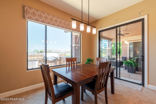 1646 Constable St, Prescott, AZ 86301 - dining space with healthy amount of natural light and light tile patterned flooring