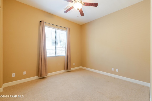 1646 Constable St, Prescott, AZ 86301 - spare room with light colored carpet and ceiling fan