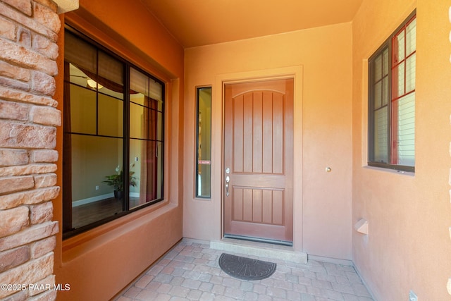 1646 Constable St, Prescott, AZ 86301 - doorway to property with stucco siding
