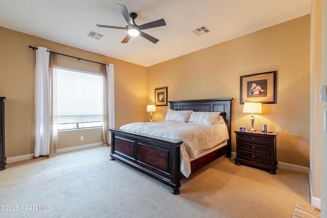 1646 Constable St, Prescott, AZ 86301 - bedroom featuring light colored carpet and a ceiling fan