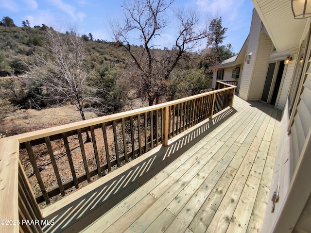 view of deck