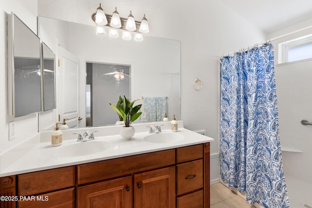1634 Addington Dr, Prescott, AZ 86301 - bathroom featuring double vanity and tile patterned flooring