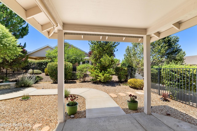 1634 Addington Dr, Prescott, AZ 86301 - fenced backyard featuring a patio