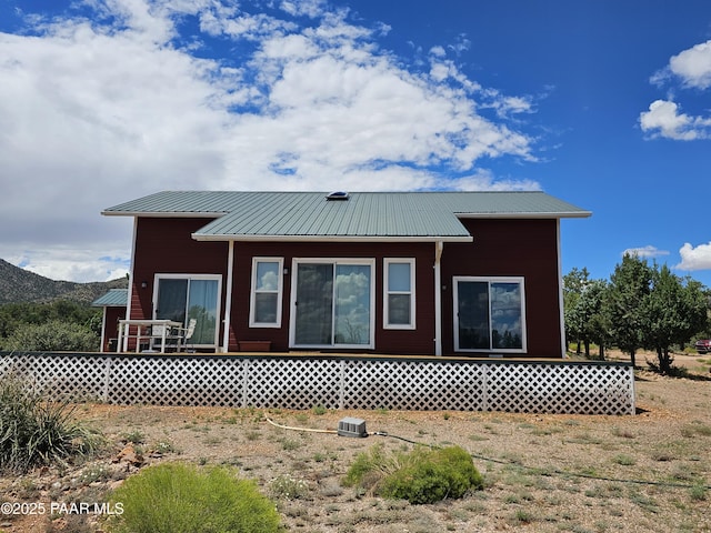 view of back of property