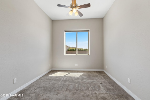 4726 N Salem Pl, Prescott Valley, AZ 86314 - carpeted empty room featuring ceiling fan and baseboards