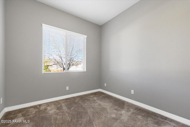 unfurnished room with carpet