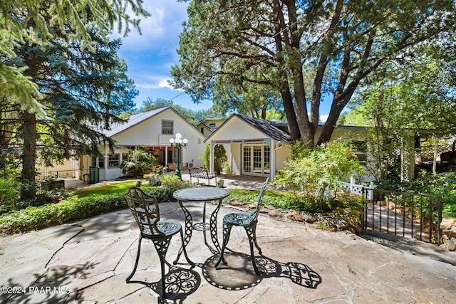 716 Country Club Dr, Prescott, AZ 86303 - view of patio featuring french doors