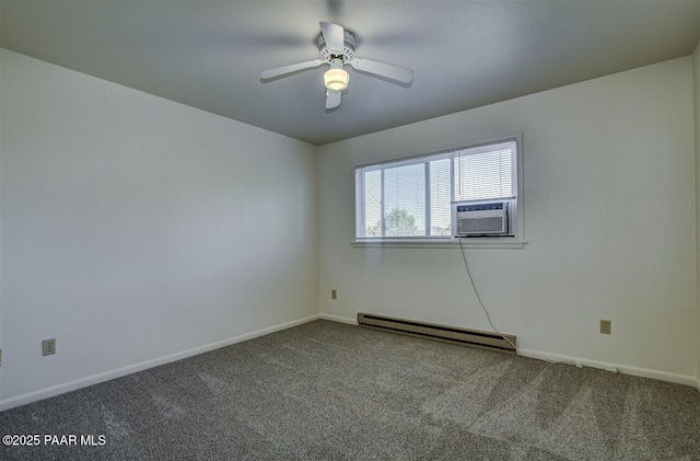 1242 Stetson Rd Unit 21, Prescott, AZ 86303 - carpeted spare room featuring baseboard heating, ceiling fan, and cooling unit
