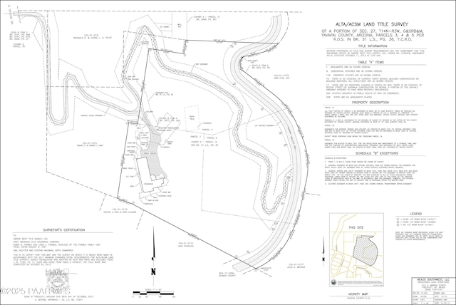 1515 N Happy Valley Rd Unit 3 & 4, Prescott, AZ 86305 - survey map / technical document