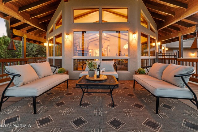 1515 N Happy Valley Rd Unit 3 & 4, Prescott, AZ 86305 - view of patio featuring an outdoor hangout area