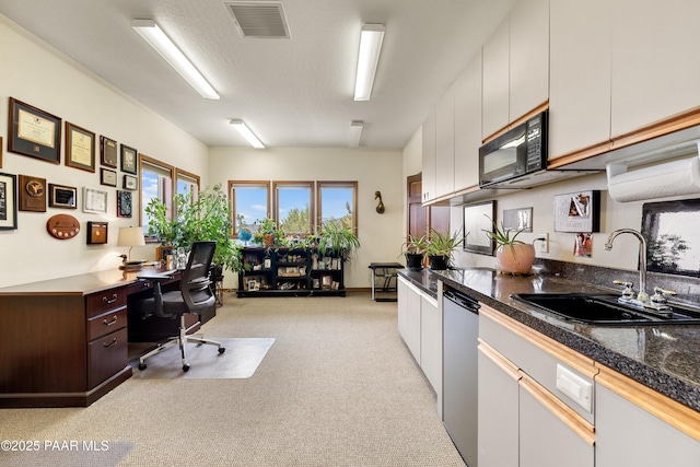 1515 N Happy Valley Rd Unit 3 & 4, Prescott, AZ 86305 - office with a sink and light carpet