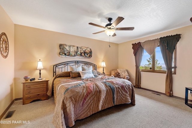 1515 N Happy Valley Rd Unit 3 & 4, Prescott, AZ 86305 - bedroom with carpet floors and ceiling fan