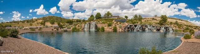 view of water feature