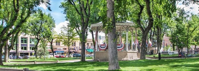 view of home's community featuring a yard