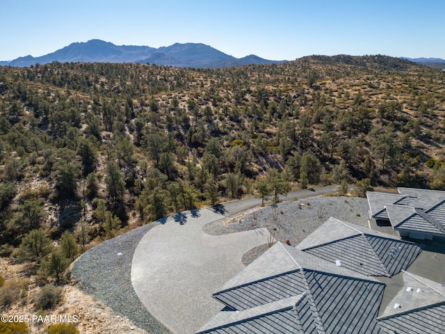 5535 W Corliss Cir, Prescott, AZ 86305 - view from above of property with a mountainous background