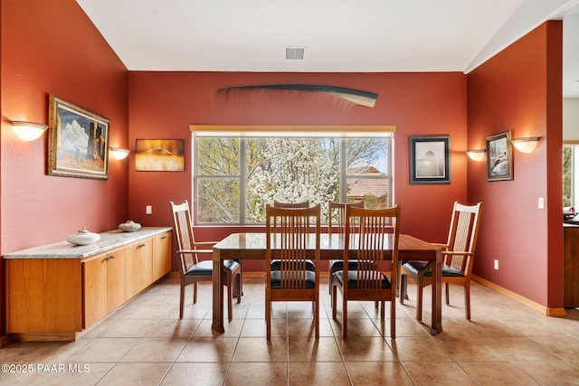 4710 Echo Canyon Pl, Prescott, AZ 86301 - dining space featuring light tile patterned floors and visible vents