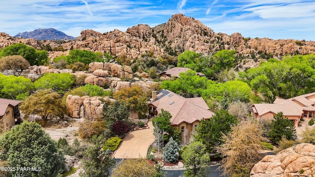 4710 Echo Canyon Pl, Prescott, AZ 86301 - aerial view with a mountain view