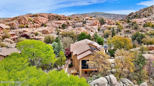 4710 Echo Canyon Pl, Prescott, AZ 86301 - birds eye view of property featuring a mountain view