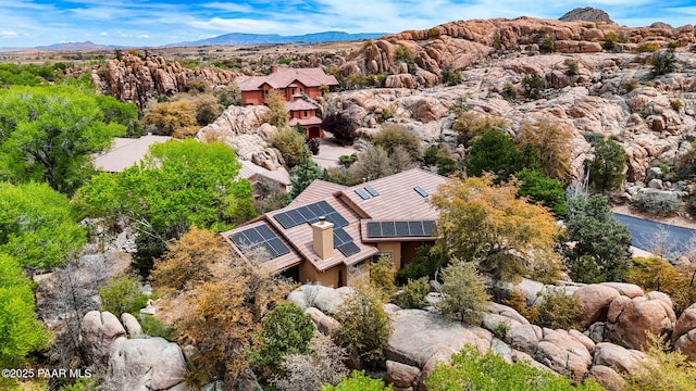 4710 Echo Canyon Pl, Prescott, AZ 86301 - drone / aerial view with a mountain view