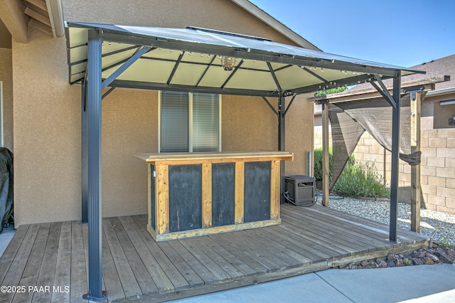 6582 E Farmstead Rd, Prescott Valley, AZ 86314 - deck with a gazebo
